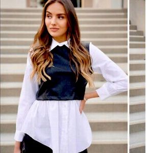 Women Genuine Lambskin Soft Leather Sleeveless Top Vest 🖤